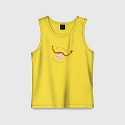 Майка детская хлопок Би Пеппи, цвет: желтый