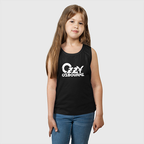 Детская майка Ozzy Osbourne - logo / Черный – фото 3