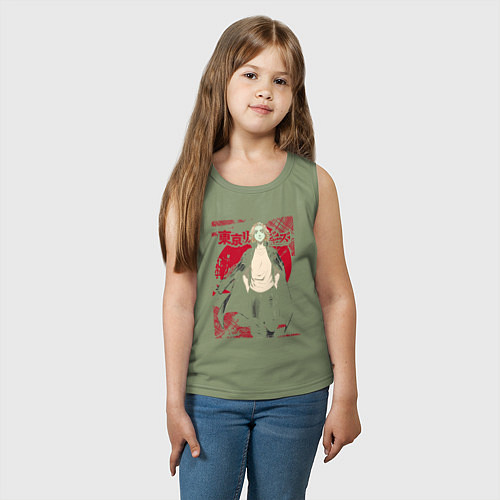 Детская майка Токийские мстители Мандзиро Сано манга / Авокадо – фото 3