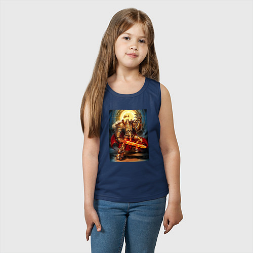 Детская майка Empire of Humanity - Warhammer 40k / Тёмно-синий – фото 3