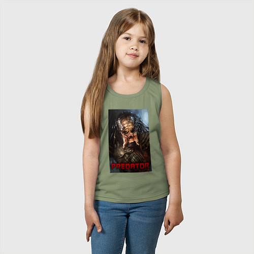 Детская майка Predator movie / Авокадо – фото 3