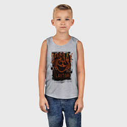 Майка детская хлопок Пеклопёс DogDay из Poppy Playtime, цвет: меланж — фото 2