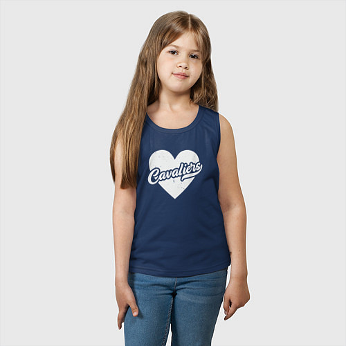 Детская майка Love Cavaliers / Тёмно-синий – фото 3