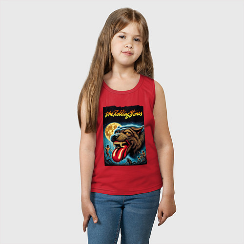 Детская майка The Rolling Stones - the beginning / Красный – фото 3