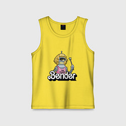 Майка детская хлопок Gender Bender, цвет: желтый