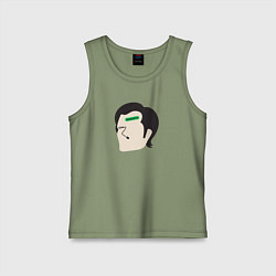 Майка детская хлопок Марк Разделение, цвет: авокадо