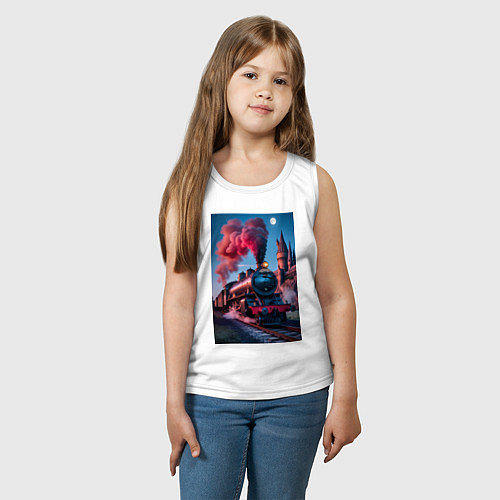 Детская майка Хогвартс-Экспресс / Белый – фото 3