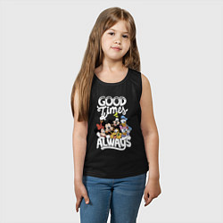 Майка детская хлопок Дональд Дак и Микки Маус, цвет: черный — фото 2