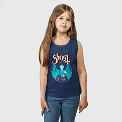 Майка детская хлопок Ghost - Opus Eponymous, цвет: тёмно-синий — фото 2