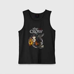 Майка детская хлопок The Crow: It cant rain all the time, цвет: черный