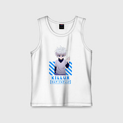 Майка детская хлопок Хантер Kilua, цвет: белый