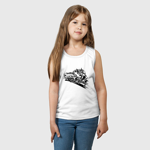 Детская майка Volvo викинг / Белый – фото 3