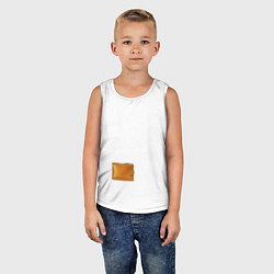 Майка детская хлопок Кошелек с деньгами, цвет: белый — фото 2