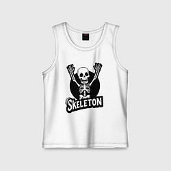 Детская майка Skeleton с поднятыми руками