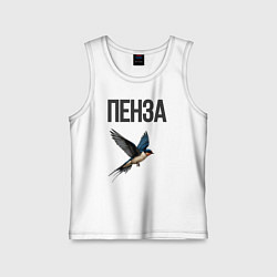 Майка детская хлопок Пенза, цвет: белый