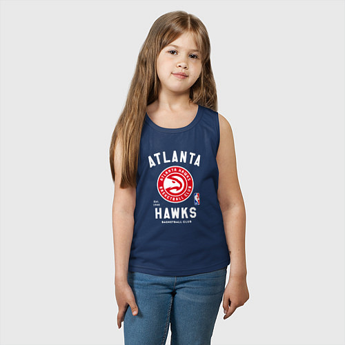 Детская майка Атланта Хокс команда НБА / Тёмно-синий – фото 3