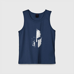 Майка детская хлопок Спартанский шлем, цвет: тёмно-синий