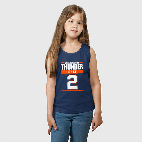 Детская майка Shai - Oklahoma Thunder / Тёмно-синий – фото 3