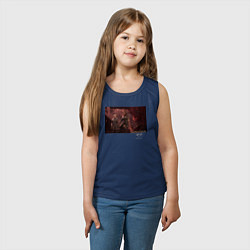 Майка детская хлопок Clair Obscur Expedition 33 Lune Gustave, цвет: тёмно-синий — фото 2