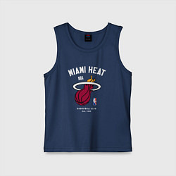 Майка детская хлопок Майами Хит - НБА, цвет: тёмно-синий