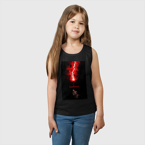 Детская майка Expelliarmus - заклинание / Черный – фото 3