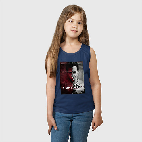 Детская майка Тайлер и Джек / Тёмно-синий – фото 3