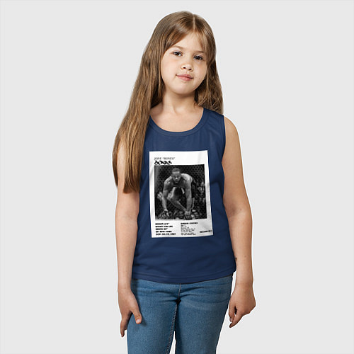 Детская майка Джон Джонс постер / Тёмно-синий – фото 3