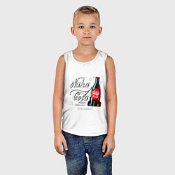 Майка детская хлопок Nuka cola - Fallout, цвет: белый — фото 2