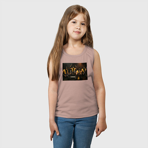 Детская майка Sorpions Mortal Kombat / Пыльно-розовый – фото 3