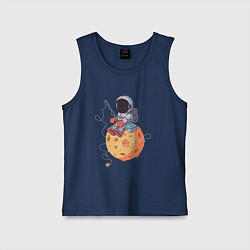 Детская майка Космонавт ловит звезды