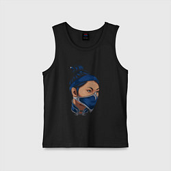 Майка детская хлопок Kitana, цвет: черный