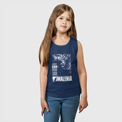 Майка детская хлопок Malenia - elden ring, цвет: тёмно-синий — фото 2
