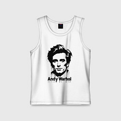 Детская майка Молодой Энди Уорхол