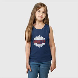Майка детская хлопок Manhattan downtown, цвет: тёмно-синий — фото 2