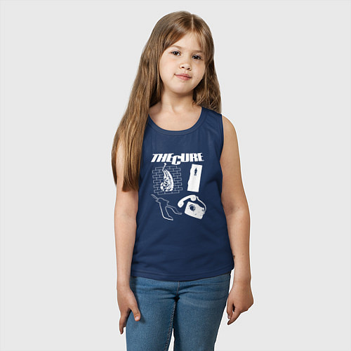 Детская майка The Cure group / Тёмно-синий – фото 3