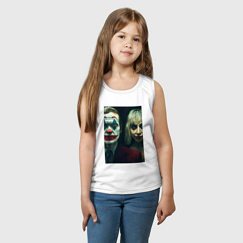 Детская майка Джокер и Харли Квинн / Белый – фото 3