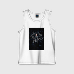 Майка детская хлопок John Wick guns, цвет: белый