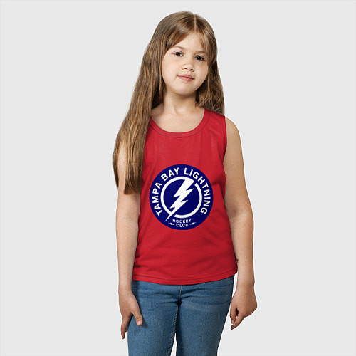 Детская майка HC Tampa Bay Lightning / Красный – фото 3