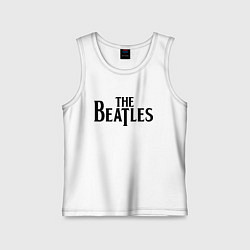Майка детская хлопок The Beatles, цвет: белый