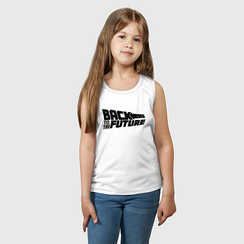 Детская майка Back to the future / Белый – фото 3