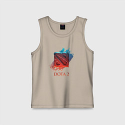 Майка детская хлопок Dota 2 Shadows, цвет: миндальный