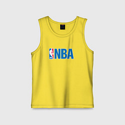 Майка детская хлопок NBA, цвет: желтый