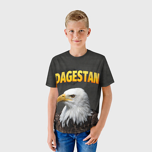 Детская футболка Dagestan Eagle / 3D-принт – фото 3