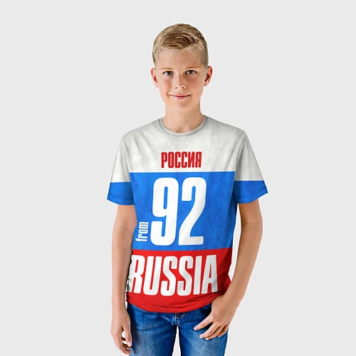 Детская футболка Russia: from 92 / 3D-принт – фото 3