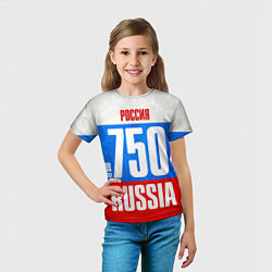 Футболка детская Russia: from 750, цвет: 3D-принт — фото 2