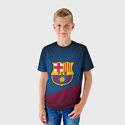 Футболка детская FCB Barcelona, цвет: 3D-принт — фото 2