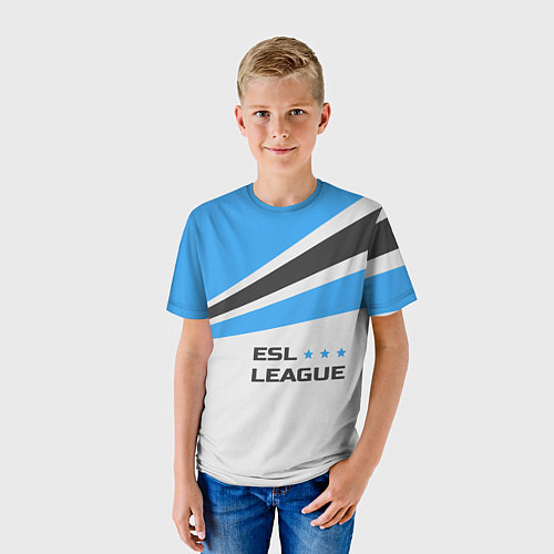 Детская футболка ESL league / 3D-принт – фото 3