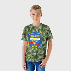 Футболка детская ВДВ патч, цвет: 3D-принт — фото 2