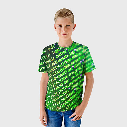 Детская футболка Программирование 4 / 3D-принт – фото 3