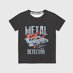 Футболка детская Metal Detector, цвет: 3D-принт